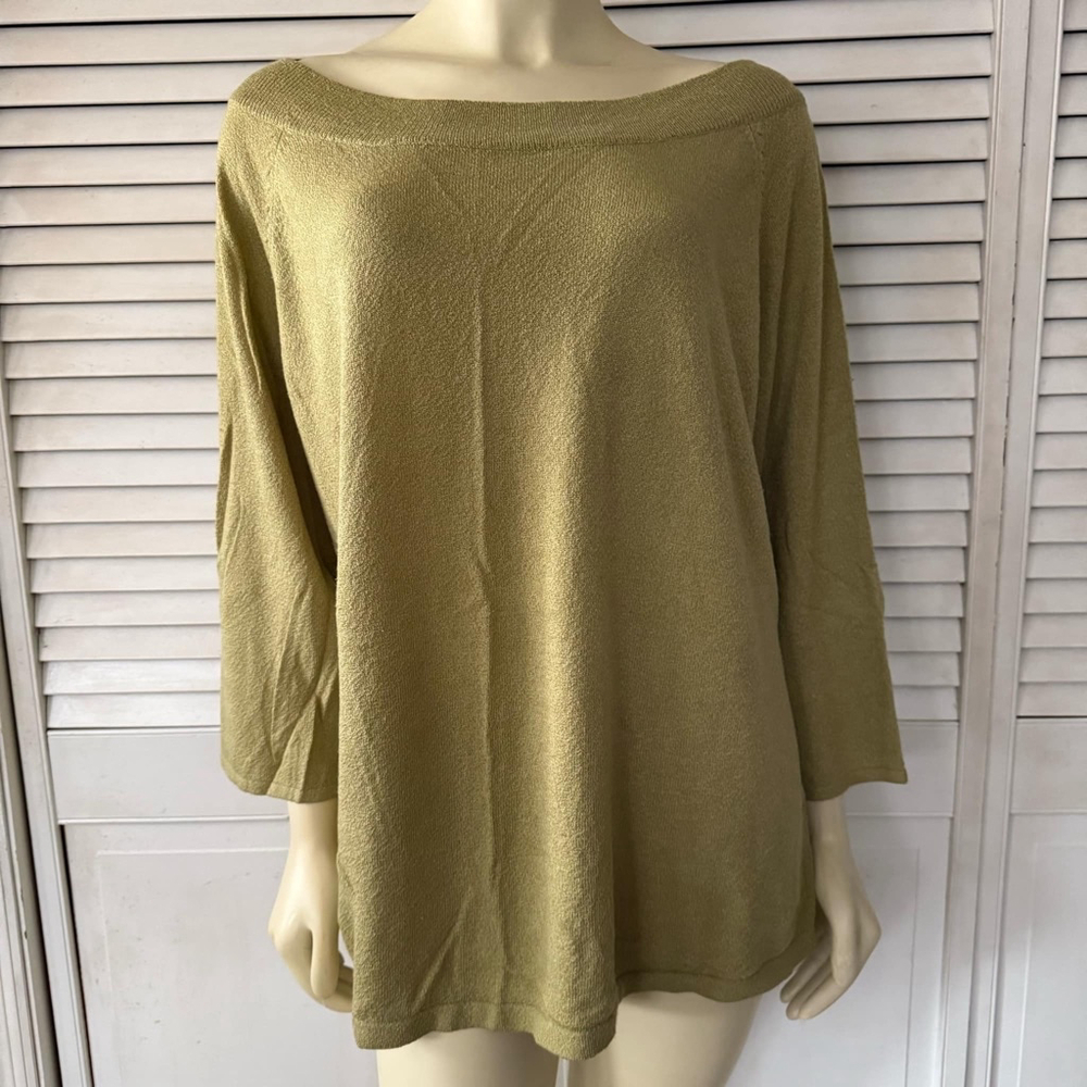 Women's August Max Woman Sweater Size 3X Green